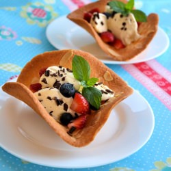Almond Ice Cream Cups - Recipe photo by Anyzkowo