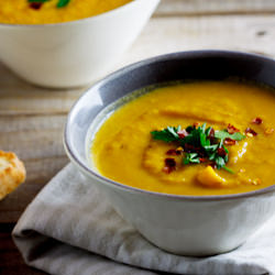 Roasted Butternut & Pear Soup - Recipe photo by Simply Delicious
