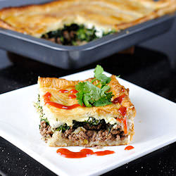 Beef, Spinach and Feta Pie - Recipe photo by Suzanneper