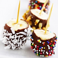 Chocolate Banana Pops - Recipe photo by Comfort of Cooking