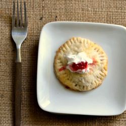 Mini Strawberry and Rhubarb Pies - Recipe photo by claireg