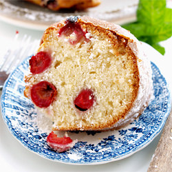 Cherry Loaf Cake - Recipe photo by bucatarmaniac