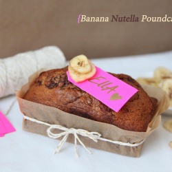 Banana-Nutella Poundcake - Recipe photo by Miss Renaissance