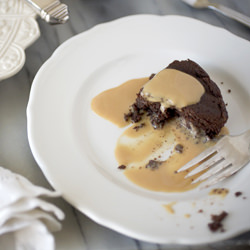 pudding cake - Recipe photo by aStackofDishes