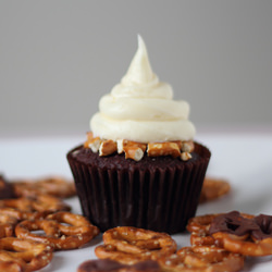 The Pretzel Cupcake - Recipe photo by meversusmartha