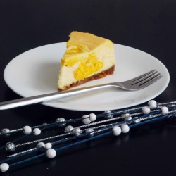Mango Swirl Cheesecake - Recipe photo by BakerStreet