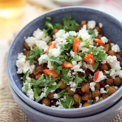 Curried Chickpea Salad - Recipe photo by openbook