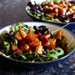 Spicy Chorizo and Potato Salad - Recipe photo by sneakylemon