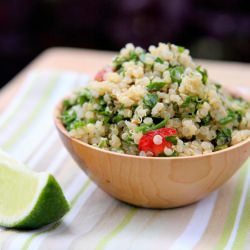 Quinoa Tabbouleh - Recipe photo by GardenTherapy