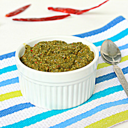 Mint Chutney - Recipe photo by Aromatic Cooking