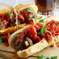 Meatball Subs - Recipe photo by Simply Delicious