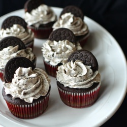 Oreo Cupcakes with SMBF - Recipe photo by bekita