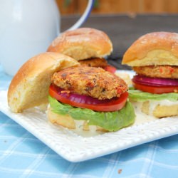 Beany Tahini Burgers - Recipe photo by purethyme