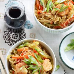 Singapore Mei Fun Noodles - Recipe photo by AnEdibleMosaic