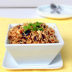 Eggplant Rice - Recipe photo by Aromatic Cooking