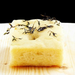 Garlic Thyme Focaccia - Recipe photo by BakerStreet