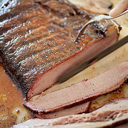 Smoked Brisket - Recipe photo by TheMeaningofPie
