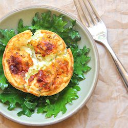 Herbed Goat Soufflés - Recipe photo by TheWimpyVegetarian