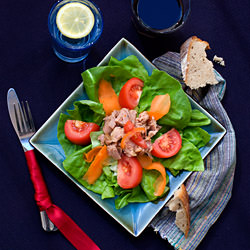 Crisp Tuna Salad - Recipe photo by SpicieFoodie