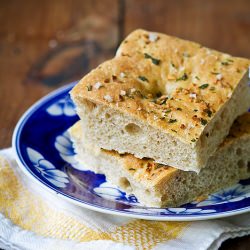 Garlic Herb Focaccia Bread - Recipe photo by acouplecooks