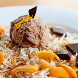 Coconut, Chocolate&Orange Ice Cream - Recipe photo by thelovelyloulous