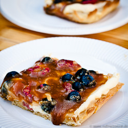 Blueberry Caramel Tarte - Recipe photo by culinary pixel