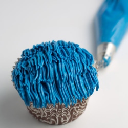 Cookie monster, step by step - Recipe photo by alma_objetivocupcake