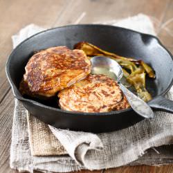 Pear & Rye Pancakes with Honey Butter - Recipe photo by alenakogotkova