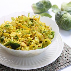 Brussels Sprouts Thoran - Recipe photo by vrinda