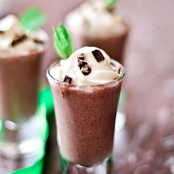 Creme de Menthe Shake Shots - Recipe photo by Shumi
