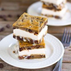 Cookie Ice Cream Bars - Recipe photo by pinchofyum