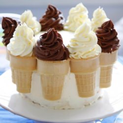 Soft Serve Birthday Cake - Recipe photo by Ausra