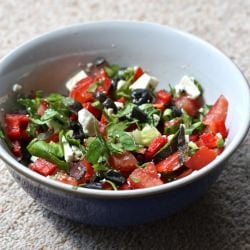 Greek Summer Salad - Recipe photo by sneakylemon