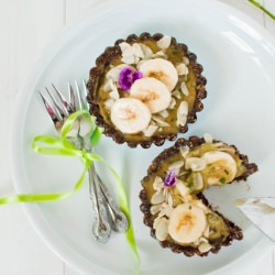 Raw Tart with Avocado Mint Cream - Recipe photo by Andie