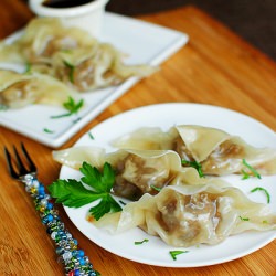 French Onion Soup Potstickers - Recipe photo by iowagirleats