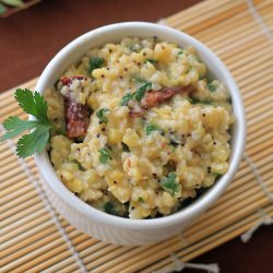 Spicy Broken Wheat porridge - Recipe photo by redchillies