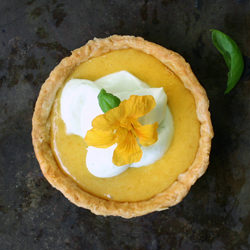 Peach & Rosewater Tartlet - Recipe photo by localmilk