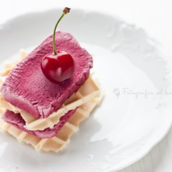 Sweet Cherry Semifreddo - Recipe photo by Alex27