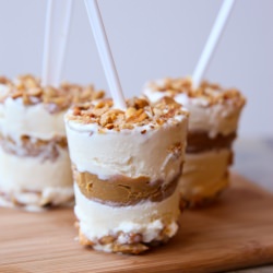 Peanut Brittle Ice Cream Pops - Recipe photo by KristinaVanni