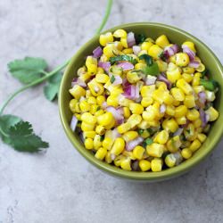Easy Corn Salsa - Recipe photo by redchillies