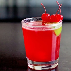Spiked Cherry Limeade - Recipe photo by VeronicaArmstrong