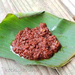 Dry Red Chili Chutney - Recipe photo by kothiyavunu