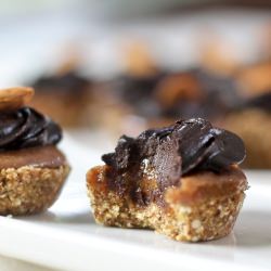 Almond Butter Layered Cups - Recipe photo by The Healthy Foodie