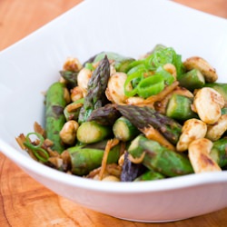 Asparagus Cashew Stir-fry - Recipe photo by peaches and donuts