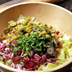 Chopped Salad with Golden Raisins - Recipe photo by gentry