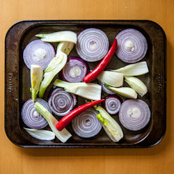 Onion and Fennel Tarte Tatin - Recipe photo by Buntworthy