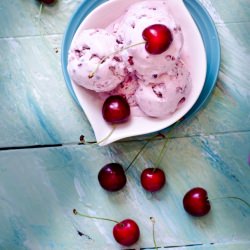 Cherry Ice Cream - Recipe photo by Antonina