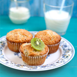 Kiwi Fruit Muffins - Recipe photo by katherine_mor