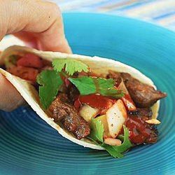 Korean-Style Beef Taco - Recipe photo by hyosunro