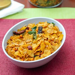 Cornflake Cereal Mixture - Recipe photo by redchillies
